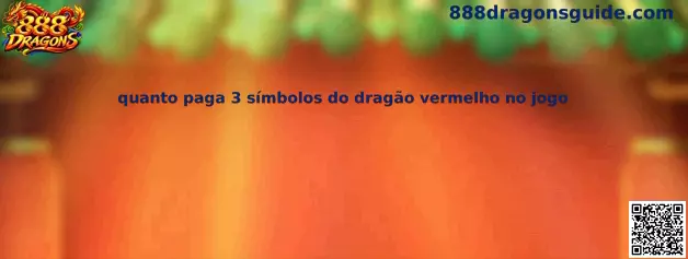 3 Dragões Vermelhos no 888 Dragons